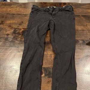 Hollister black jean legging